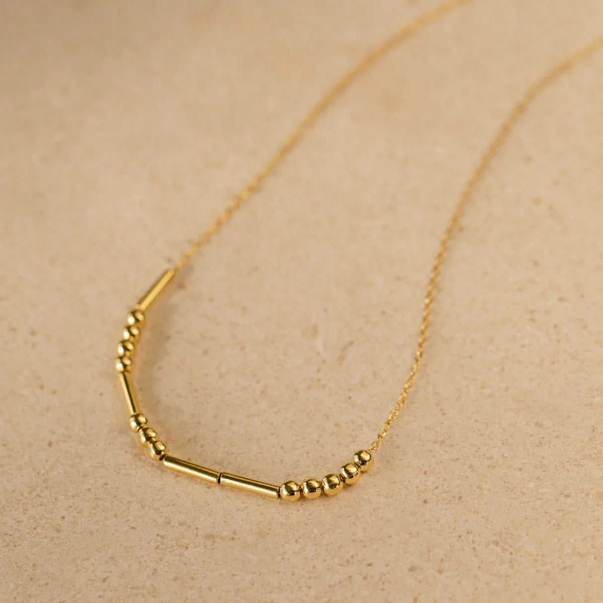 Morse Code Name Necklace